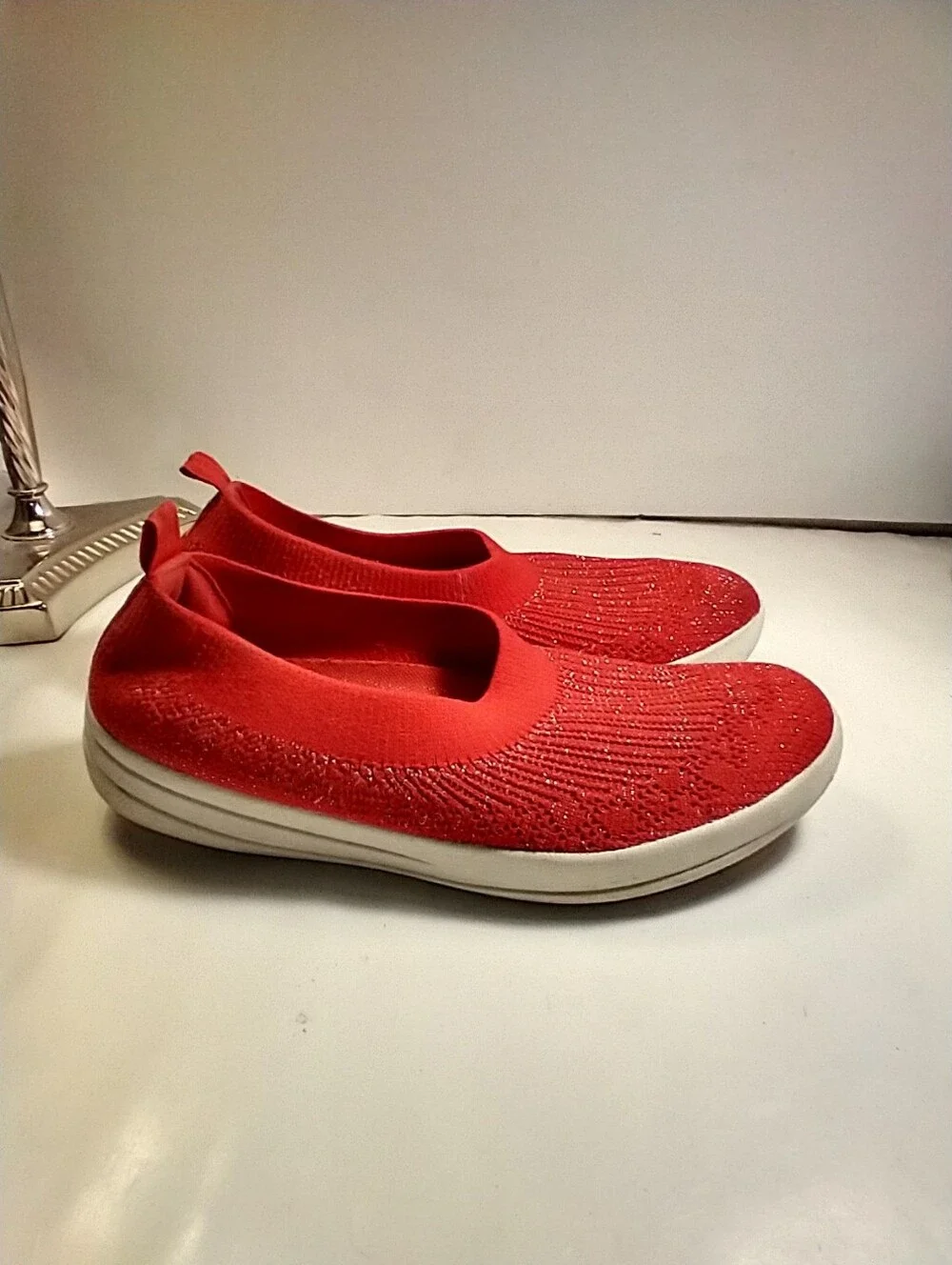 FitFlop Uberknit Slip On Ballet Flats Shoes Women's sz 8.5.